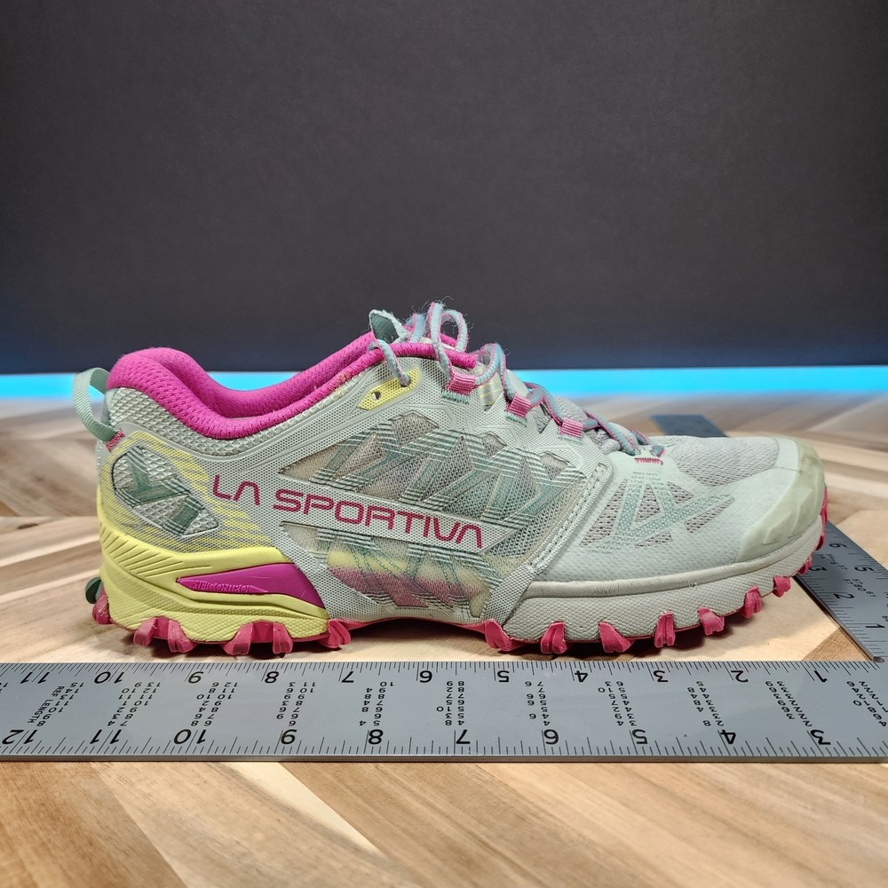 La Sportiva Bushido III Shoes Womens Size 10.5 Multicolor Trail Running Grip - Picture 13 of 14
